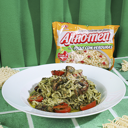 Fideos al Pesto